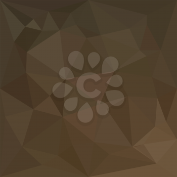 Low polygon style illustration of a blast off bronze abstract geometric background.