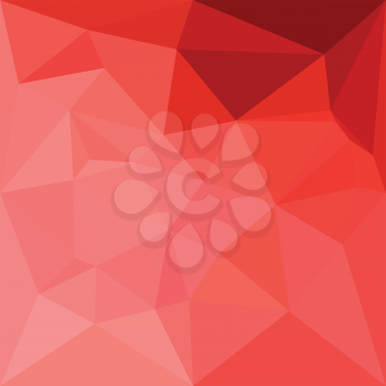 Low polygon style illustration of a medium violet red abstract geometric background.