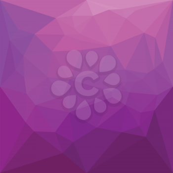Low polygon style illustration of a byzantine purple abstract geometric background.
