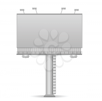 Royalty Free Clipart Image of an Outdoor Billboard 