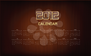 2012 Calendar 
