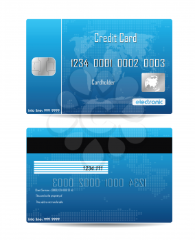 Credit Card Concept Isolated On White 