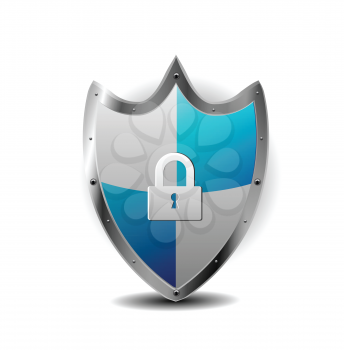 Protection Blue Shield with locker 