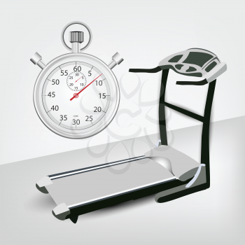 Fitness machine with Timer