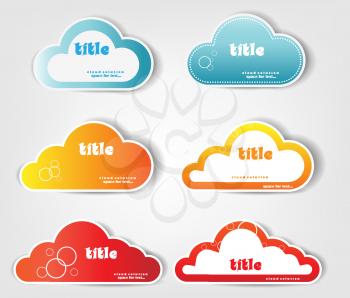 cloud stickers 