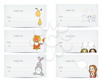 Personalized letter-cards Editable 