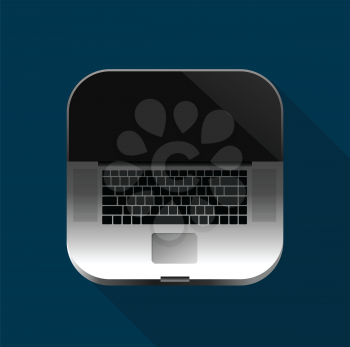 Laptop Icon for Mobile