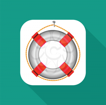 Lifebuoy Icon for Mobile
