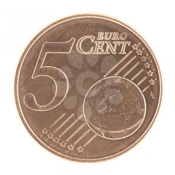 Royalty Free Photo of a Five Cent Europ