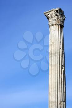 Royalty Free Photo of an Ancient Greek Column
