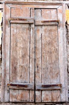 Royalty Free Photo of an Old Shuttered Window