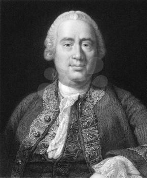 Royalty Free Photo of David Hume (1711-1776) on engraving from the 1800s.
Scottish philosopher, economist, historian. Key figure of Western philosophy and Scottish Enlightenment. Engraved by W.Holl f