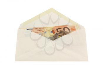 Royalty Free Photo of an Envelope With Euros
