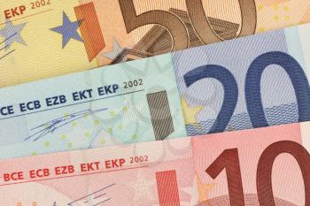 Royalty Free Photo of Euro Bills
