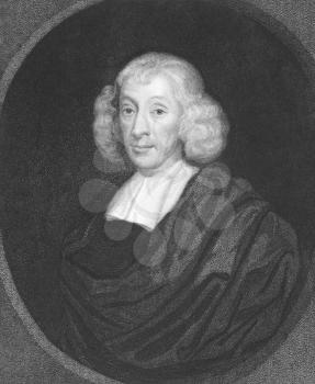 Royalty Free Photo of John Ray (1627-1705) on engraving from the 1800s.
English naturalist, referred as the father of English natural history