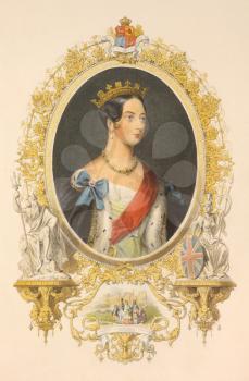 Royalty Free Photo of a Portrait of Queen Victoria