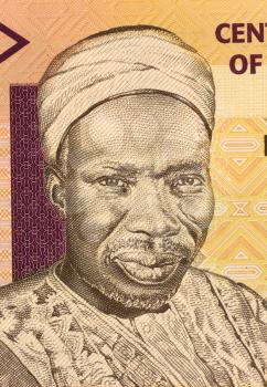 Royalty Free Photo of Sir Abubakar Tafawa Balewa on 5 Naira Banknote From Nigeria