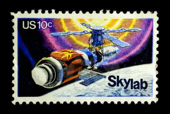 Royalty Free Photo of a Skylab Stamp