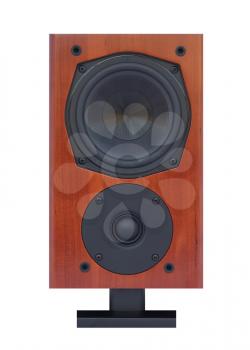 Royalty Free Photo of a Wooden Speaker