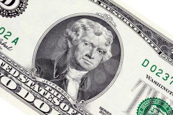 Royalty Free Photo of Thomas Jefferson on a Banknote