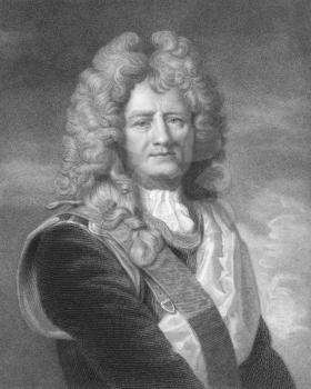 Royalty Free Photo of Vauban (1633-1707) on engraving from the 1800s.
Marshal of France and the foremost military engineer of his age. Engraved by W.T.Fry from a picture by Lebrun and published in Lo