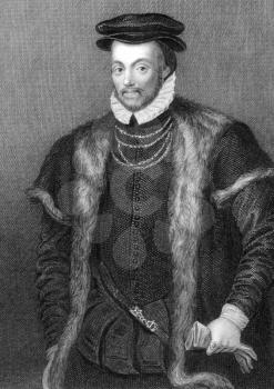 Edward North, 1st Baron North (1496-1564) on engraving from 1838. English peer, politician and successful lawyer. Engraved by P.Lightfoot and published by J.Tallis & Co.