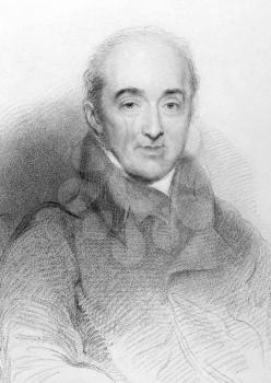 Samuel Rogers (1763-1855) on engraving from 1834.
English poet. Engraved by W.Finden after a picture by T.Lawrence and publised by J.Murray.