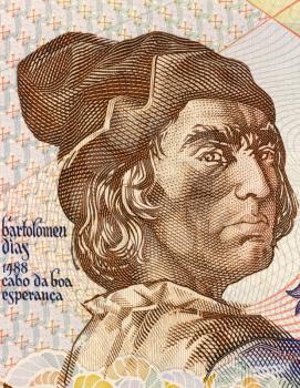 Bartolomeu Dias (1451-1500) on 2000 Escudos 1991 Banknote from Portugal. Nobleman of the royal household and explorer.