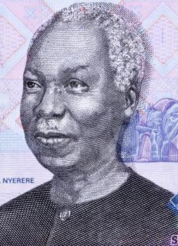 Julius Nyerere (1922-1999) on 1000 Shilingi 2006 Banknote from Tanzania. First President of Tanzania during 1961-1985.