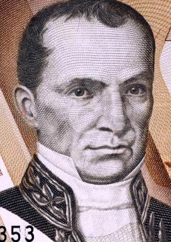 Vicente Rocafuerte (1783-1847) on 10000 Sucres 1998 Banknote from Ecuador. President of Ecuador during 1834-1839.