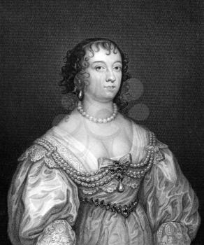 Charlotte Stanley, Countess of Derby (1599-1664) on engraving from 1827. Engraved by T.A.Dean and published in ''Portraits of Illustrious Personages of Great Britain'',UK,1827.