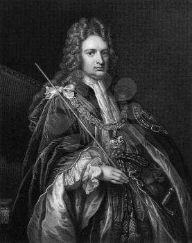 Robert Harley, 1st Earl of Oxford and Earl Mortimer (1661-1724) on engraving from 1830. British politician and statesman. Engraved by W.T.Mote and published in ''Portraits of Illustrious Personages of