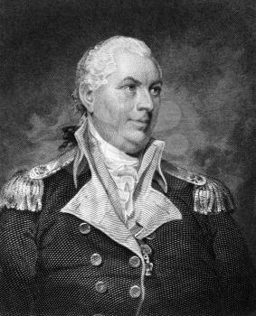 John Barry (1745-1803) on engraving from 1835. Officer in the Continental Navy during the American Revolutionary War. Engraved by J.B.Longacre and published in''National Portrait Gallery of Distinguis