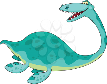 Royalty Free Clipart Image of a Dinosaur