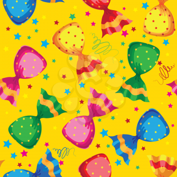 illustration of a pattern funny sweets candy
