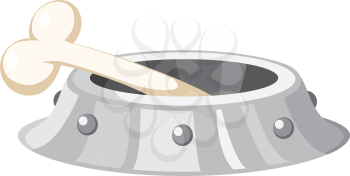 illustration of a dog bowl