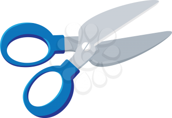 illustration of a scissors cartoon