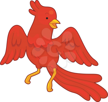 Royalty Free Clipart Image of a Cardinal