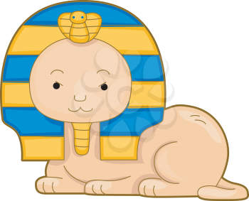 Royalty Free Clipart Image of a Sphinx