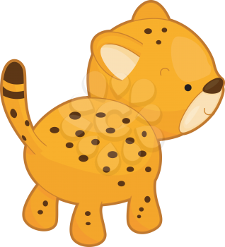 Royalty Free Clipart Image of a Cheetah