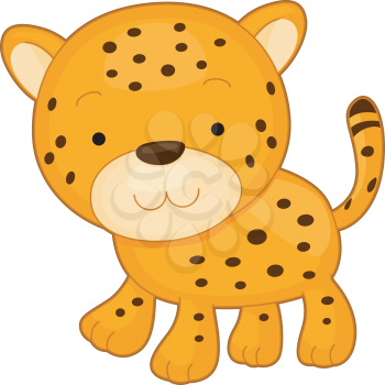 Royalty Free Clipart Image of a Cheetah
