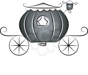 Royalty Free Clipart Image of a Carriage