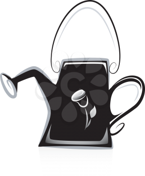 Royalty Free Clipart Image of a Watering Can
