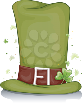 Royalty Free Clipart Image of a Leprechaun's Hat
