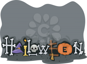 Footer Design with a Halloween Theme