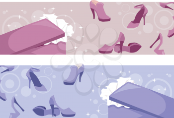 Header Illustration Featuring Shoes