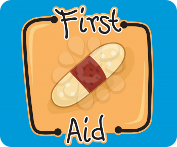Icon Illustration Representing First Aid