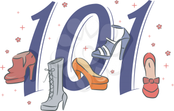 Illustration Depicting the Basics of Shoes - Shoes 101 - Buying Shoes 101
