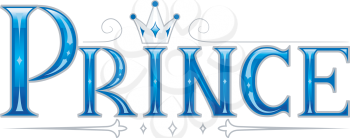 Text Illustration Featuring the Word Prince
