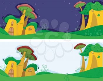 Header Illustration with a Whimsical Theme